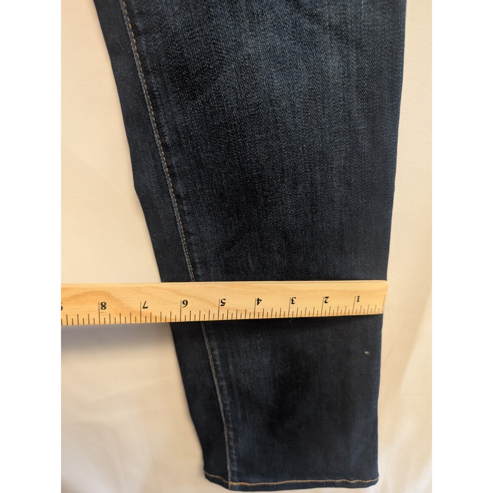 Hudson Jeans Beth Baby Boot Low Rise Back Sawtooth Flap Pockets 26 Buckle Bunny - Picture 3 of 10
